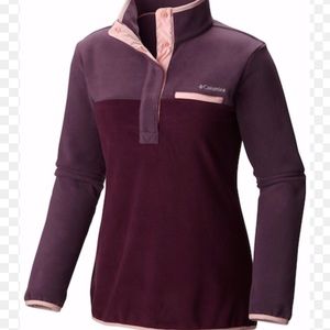 Columbia Purple Color Block Fleece